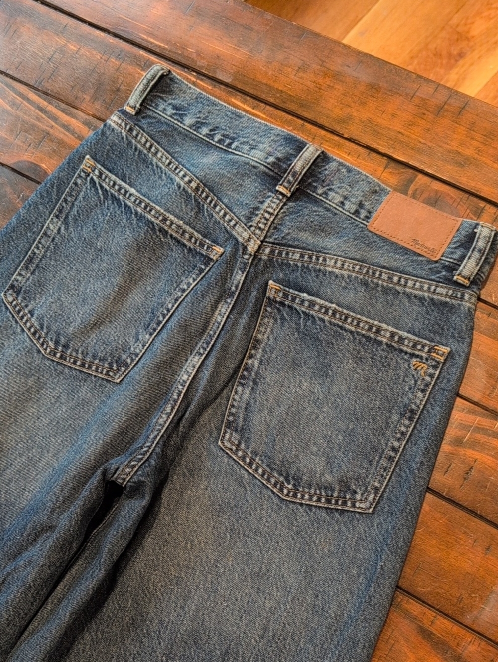 Madewell Tall Super Wide Leg Jeans Concho Wash - Picture 9 of 12
